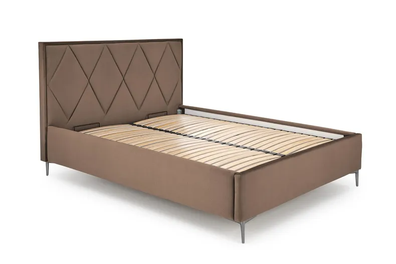 Узголів'я ліжка HALMAR MODULO W4 160 см бежевого кольору. Моноліт 09 фото №2