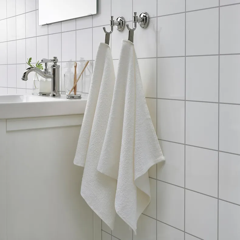 IKEA DIMFORSEN ДІМФОРСЕН, рушник для рук, білий, 50x100 см 105.128.87 фото №5