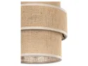 BRW Подвесной светильник из ткани Calisto Jute 20 см бежевый 094990 фото thumb №5