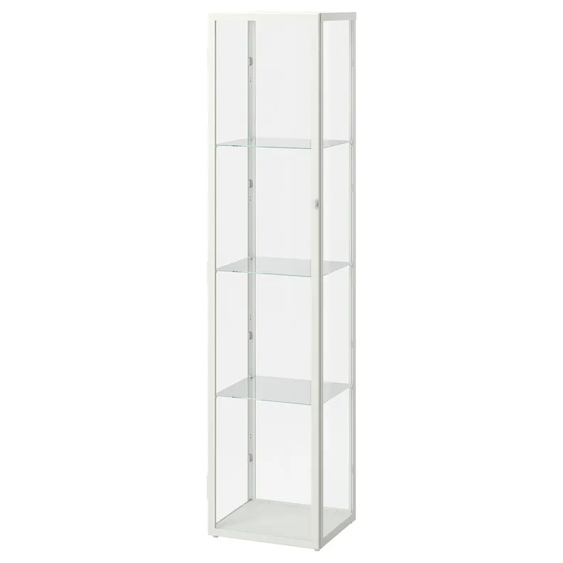 IKEA BLÅLIDEN БЛОЛИДЕН, шкаф-витрина, белый, 35x32x151 см 005.012.43 фото №1