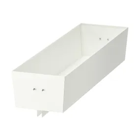 IKEA MITTZON МИТТЗОН, контейнер для каркаса с колесиками, белый, 80x14 см 505.286.31 фото