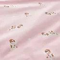 IKEA DRÖMSLOTT ДРЕМСЛОТТ, підковдра і 1 наволочка д / дитяч ліж, орнамент цуценята / рожевий, 110x125 / 35x55 см 905.211.90 фото thumb №6