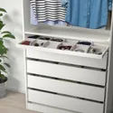 IKEA KOMPLEMENT КОМПЛИМЕНТ, разделитель для выдвижной полки, светло-серый, 100x35 см 104.675.59 фото thumb №2