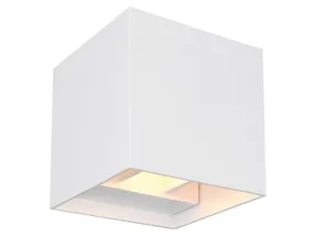 BRW Вуличний світлодіодний настінний світильник Veronika з алюмінію білого кольору 092988 фото