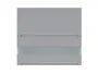 BRW Верхний кухонный шкаф Iris 80 см с откидным дисплеем ferro FB_G2O_80/72_OV/O-SZG/FER фото