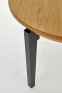 Обідній стіл розкладний HALMAR SORBUS 100-200x100 см, стільниця - дуб медовий, ніжки - графіт фото thumb №6