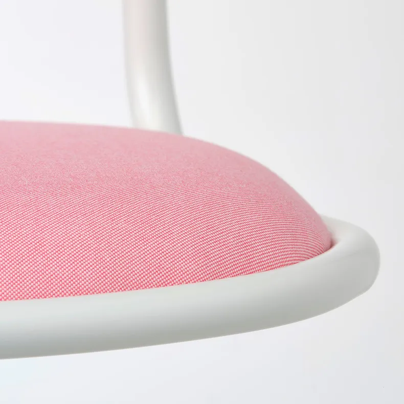 IKEA ÖRFJÄLL ОРФЬЄЛЛЬ, дитяче робоче крісло, білий/ВІССЛЕ рожевий 704.417.69 фото №5