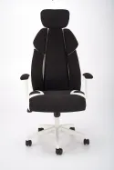 Крісло офісне, комп'ютерне HALMAR CHRONO, чорний/білий фото thumb №9