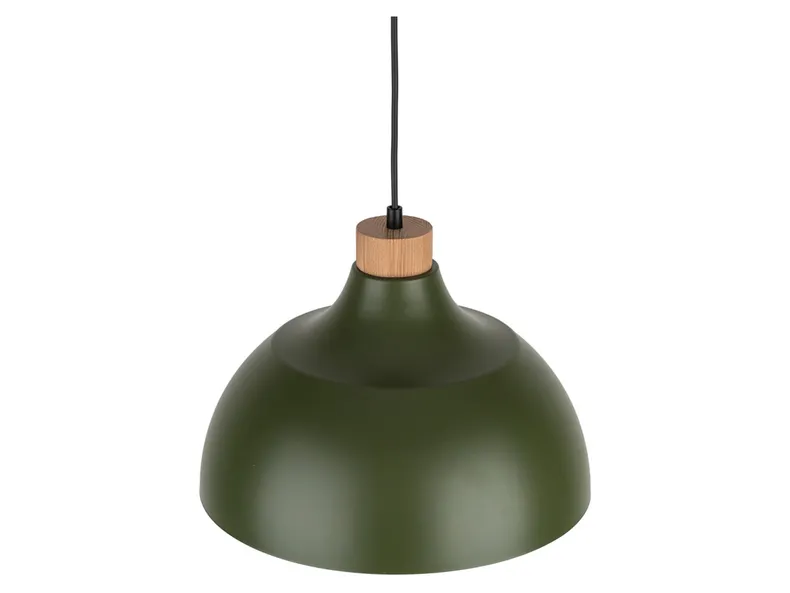 BRW Металлический подвесной светильник с колпаком зеленый 095005 фото №4