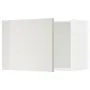 IKEA METOD МЕТОД, навісна шафа, білий / Ringhult світло-сірий, 60x40 см 094.687.48 фото