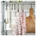 IKEA INAMARIA ІНАМАРІЯ, рушник кухонний, з малюнком червоний/рожевий, 45x60 см 404.930.81 фото thumb №6