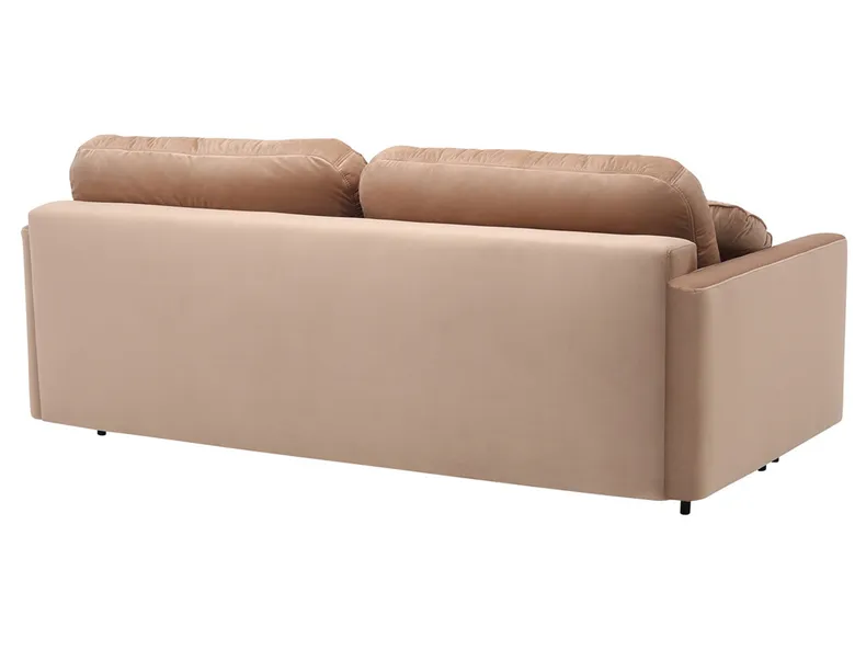 BRW Трехместный диван-кровать BRW SOPHIA с ящиком для хранения велюр бежевый SO3-SOPHIA-LX_3DL-G1_B854BD фото №4