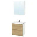 IKEA ENHET ЭНХЕТ, ванная, имит. дуб, 64x43x65 см 995.473.17 фото thumb №1