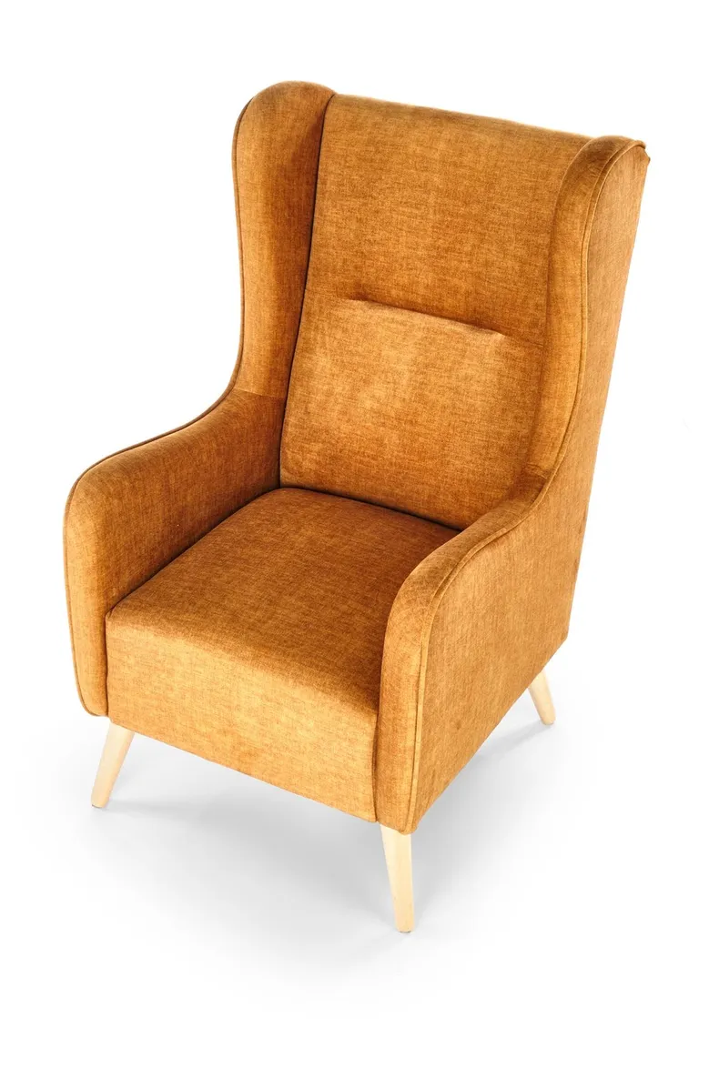 Мягкое кресло HALMAR CHESTER 2, янтарный фото №9