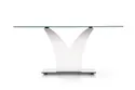 Кухонный стол HALMAR VESPER 160x90 см черный, белый фото thumb №2