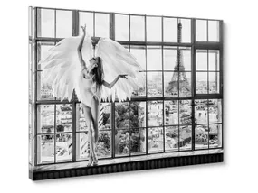BRW картина на полотні Вікно Париж 70х100 см 093126 фото