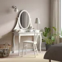 IKEA HEMNES ХЕМНЕС, туалетний столик із дзеркалом, білий, 100x50 см 303.744.13 фото thumb №2