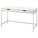 IKEA ALEX АЛЕКС, письмовий стіл, білий, 132x58 см 804.834.38 фото thumb №1