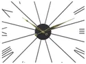 BRW Металлические настенные часы New York 70 см черные 085807 фото thumb №2