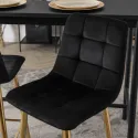 MEBEL ELITE Хокер ARIEL Black Velour фото thumb №4