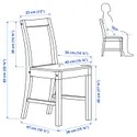 IKEA PINNTORP ПИННТОРП, стул, красное пятно 405.294.76 фото thumb №11