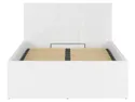 BRW Кровать Tetrix 120x200 с каркасом и ящиком для хранения белая глянцевая, белый глянец LOZ/120/B-BIP фото thumb №3