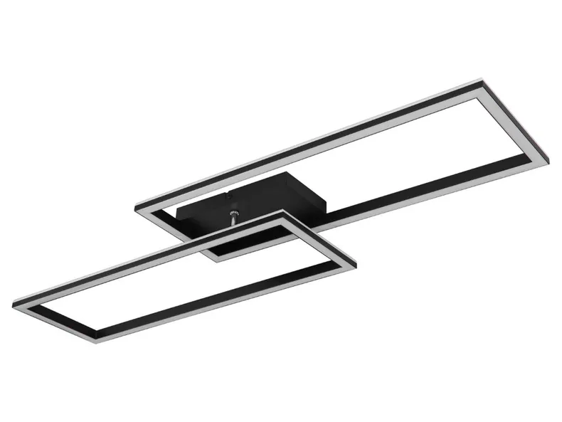 BRW Стельовий світильник Jepp LED 2-точковий металевий чорний 091507 фото №2