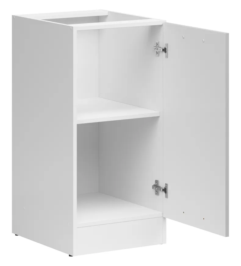 BRW Junona Line базовый шкаф для кухни 40 см правый светло-серый глянец, светло-серый глянец D1D/40/82_P_BBL-BI/JSZP фото №3