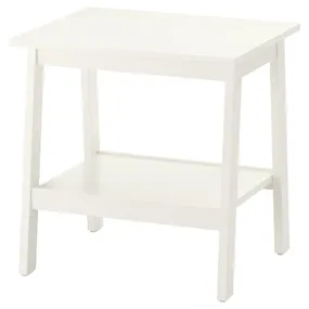 IKEA LUNNARP ЛУННАРП, журнальний столик, білий, 55x45 см 703.990.20 фото