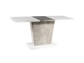 Столик SIGNAL CALIPSO IN, белый матовый / эффект бетона, 68x110 фото
