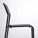 IKEA MELLTORP МЕЛЬТОРП / ADDE АДДЕ, стіл+4 стільці, білий / чорний, 125 см 791.614.86 фото thumb №6