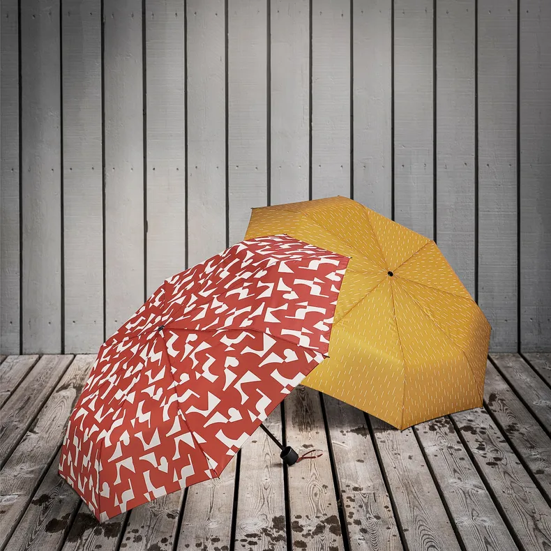 IKEA KNALLA КНЭЛЛА, зонт, складной красный 105.608.35 фото №5