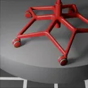 IKEA STYRSPEL СТЮРСПЕЛЬ, геймерське крісло, сірий/червоний 605.260.85 фото thumb №4