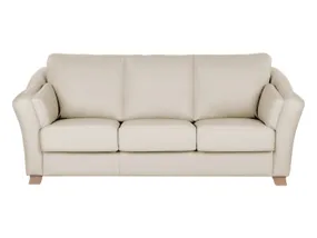 BRW Трехместный диван-кровать Viena из натуральной кожи белого цвета, Мадрас 215 SO-VIENA-3F-SK1_BC246B фото