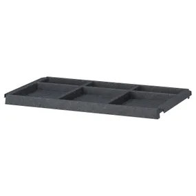 IKEA IVAR ІВАР, полиця, темно-сірий / повсть, 83x50 см 105.345.73 фото