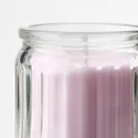 IKEA LUGNARE ЛУГНАРЕ, ароматизована свічка у склянці, жасмин/рожевий, 12 годин. 705.714.83 фото thumb №5