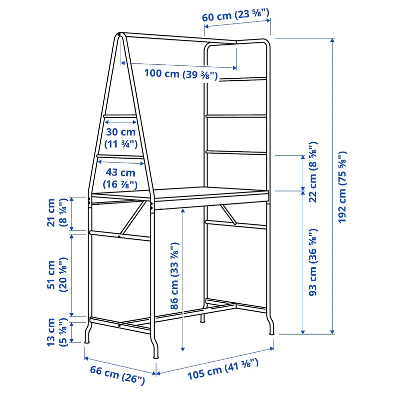 IKEA HÅVERUD ХОВЕРЮД / SANDSBERG САНДСБЕРГ, стол и 2 табурета, чёрное / коричневое пятно, 105 см 394.288.93 фото №7