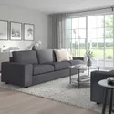 IKEA VIMLE ВІМЛЕ, кут диван-ліжко, 5-місн з кушеткою, з широкими підлокітниками / Gunnared середньо-сірий 695.452.49 фото thumb №3