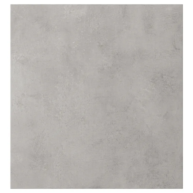 IKEA KALLVIKEN КЭЛЛЬВИКЕН, дверь, светло-серый имитирующий бетон, 60x64 см 504.887.67 фото №1
