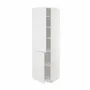 IKEA METOD МЕТОД, висока шафа із полицями / 2 дверцят, білий / стенсундський білий, 60x60x200 см 994.615.11 фото