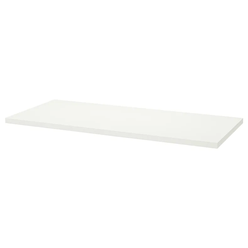 IKEA LAGKAPTEN ЛАГКАПТЕН / ALEX АЛЕКС, письменный стол, белый / дуб, окрашенный в белый цвет, 140x60 см 694.319.74 фото №2