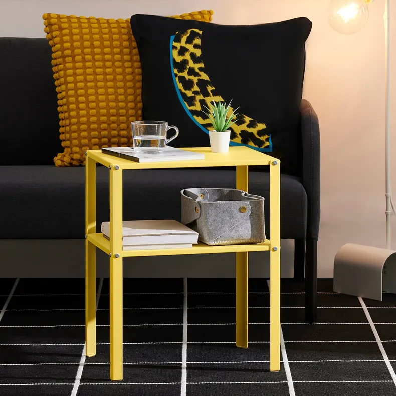 IKEA KNARREVIK КНАРРЕВИК, тумба прикроватная, Ярко-желтый, 42x34 см 605.763.20 фото №4