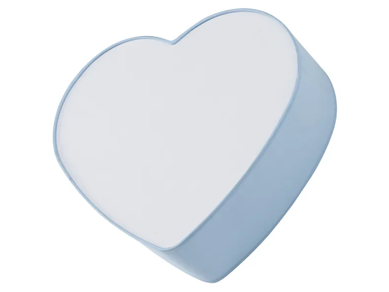 BRW Серце 2-точковий тканинний дитячий світильник синій 095008 фото №5