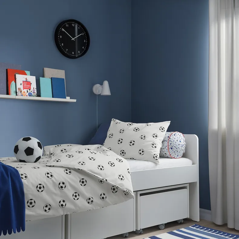 IKEA SPARKA СПАРКА, іграшка м’яка, футбольний/чорно-білий 205.067.63 фото №4
