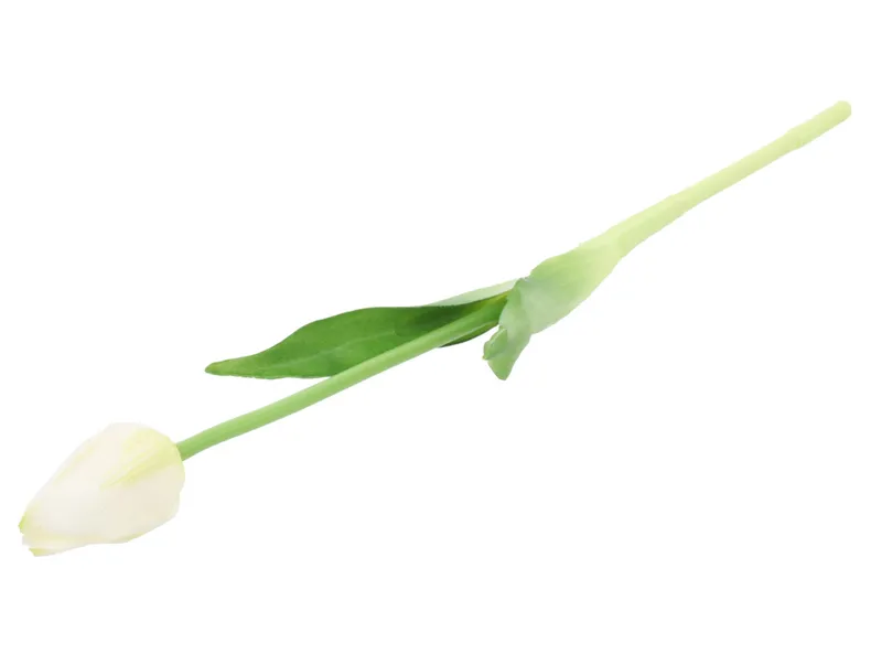 BRW Одинарный прорезиненный тюльпан белого цвета 092565 фото №1