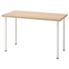 IKEA LAGKAPTEN ЛАГКАПТЕН / ADILS АДИЛЬС, письменный стол, дуб, окрашенный в белый цвет, 120x60 см 794.168.74 фото