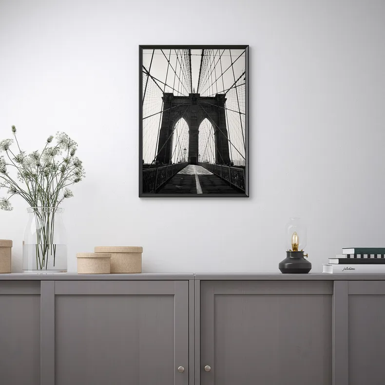 IKEA BILD БИЛЬД, постер, Бруклинский мост, 50x70 см 804.422.21 фото №2