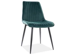 Кухонный стул SIGNAL KIM Velvet, Bluvel 78 - зеленый фото