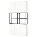 IKEA ENHET ЕНХЕТ, шафа, антрацит / білий, 120x32x225 см 095.479.82 фото thumb №1