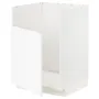 IKEA METOD МЕТОД, шкаф для мойки ТАЛЛШЁН, белый Энкёпинг / белая имитация дерева, 60x60 см 095.510.02 фото